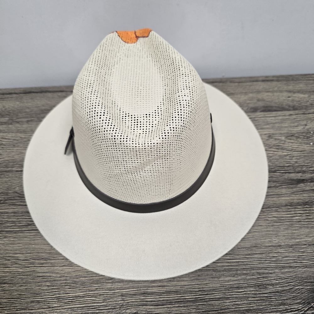 HAT MEXICAN Artisanal Hand Painted Fedora Evil Eye‎ Mal De Ojo HUNTER Brand - Picture 9 of 12